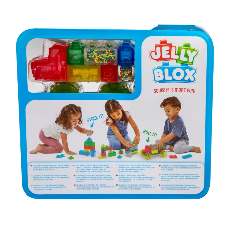 Goliath, Jelly Blox, Vroom, Truck Kit, elastyczne klocki, 35 elementów