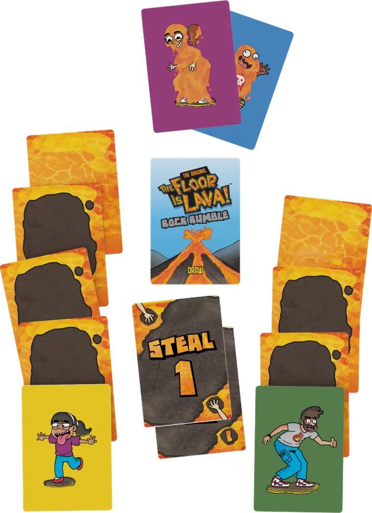 Goliath, Podłoga to Lawa, gra karciana