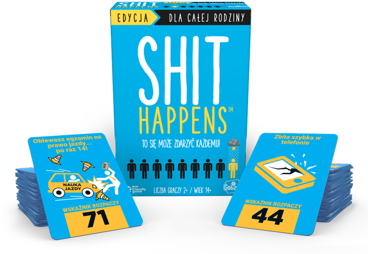 Goliath, Shit Happens, edycja rodzinna, gra towarzyska