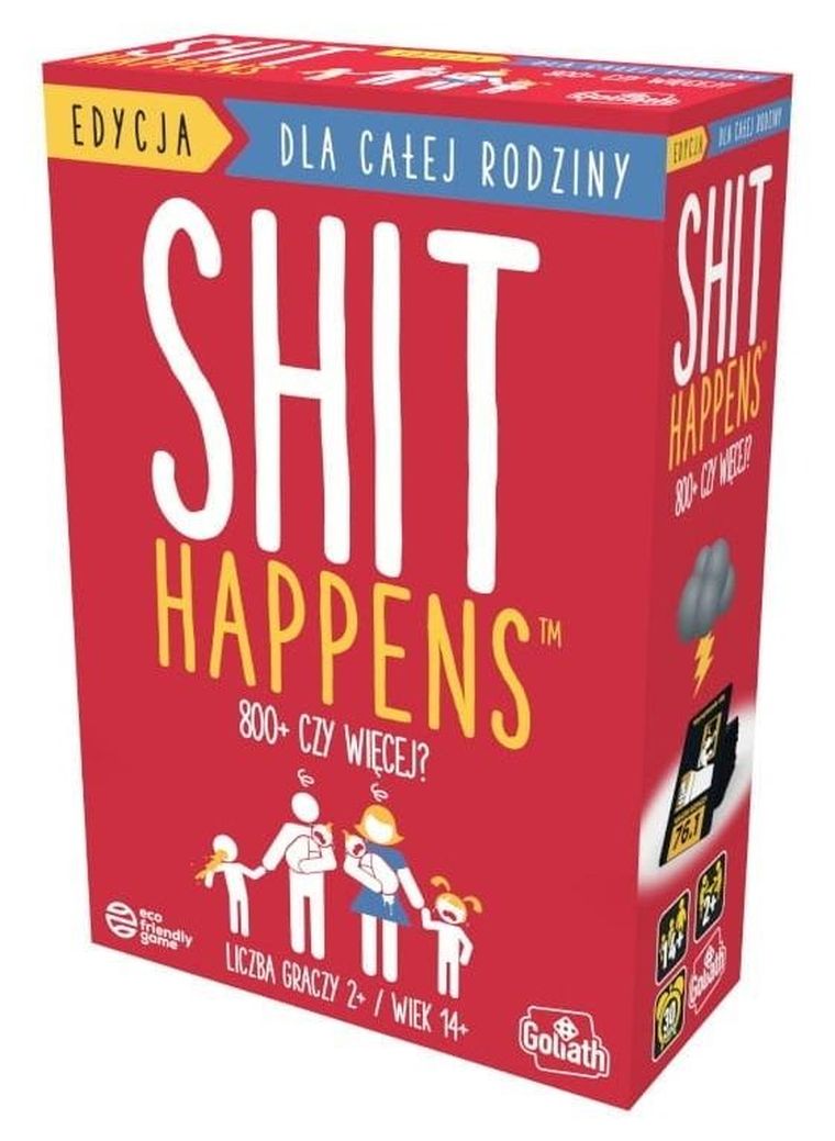 Goliath, Shit Happens, Grunt to rodzinka, gra karciana