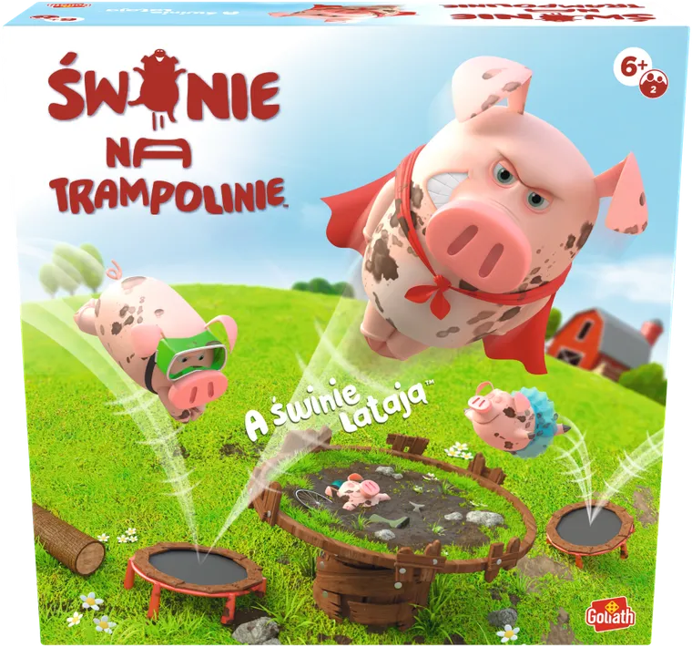Goliath, Świnie na Trampolinie, gra zręcznościowa