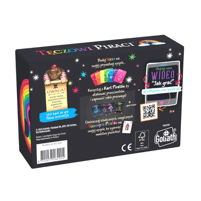 Goliath, Tęczowi piraci, gra towarzyska
