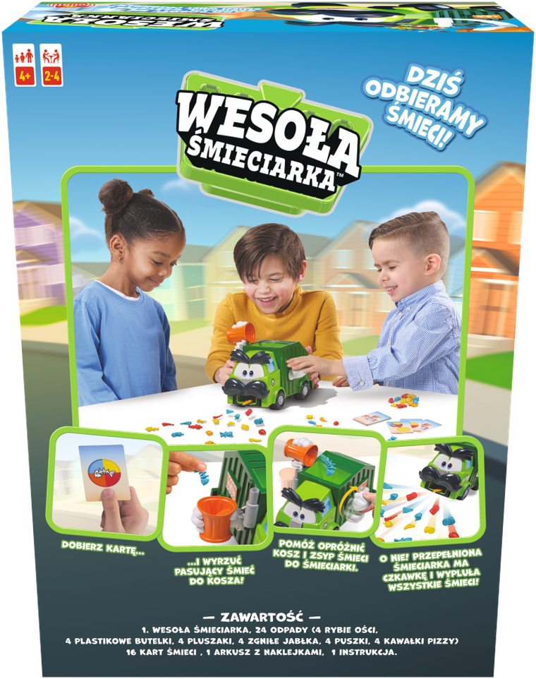 Goliath, Wesoła Śmieciarka, familijna gra zręcznościowa