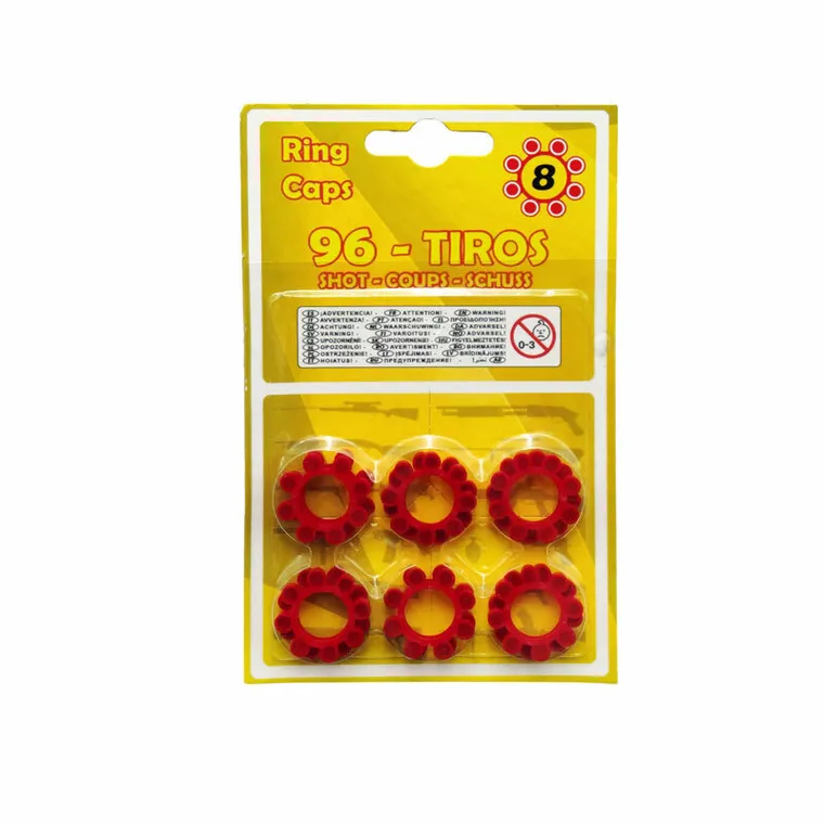 Gonher, kapiszony 8 strzałowe do bębenka, 96 szt.