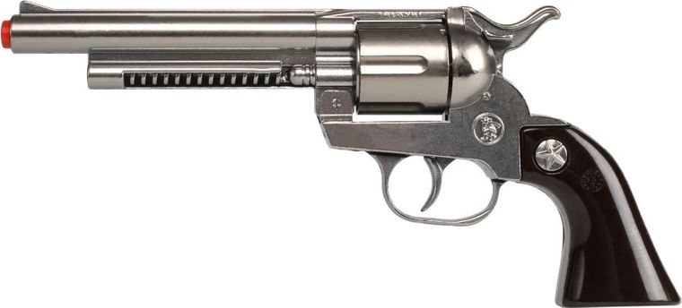 Gonher, rewolwer kowbojski, metalowy, 12 naboi