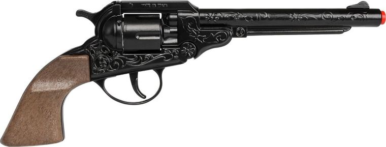 Gonher, rewolwer kowbojski, metalowy, 8 naboi