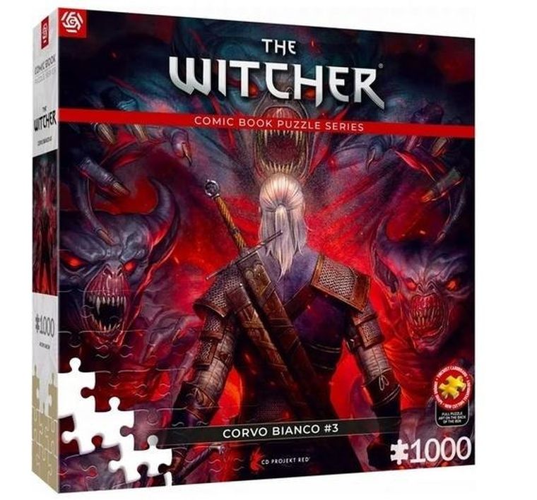 Good Loot, Comic Book, The Witcher, Corvo Bianco, puzzle, 1000 elementów