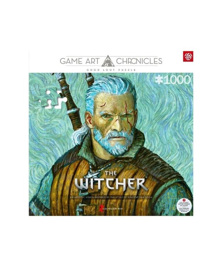 Good Loot, Game Art Chronicles, The Witcher, Geralt & Vincent van Gogh, puzzle, 1000 elementów