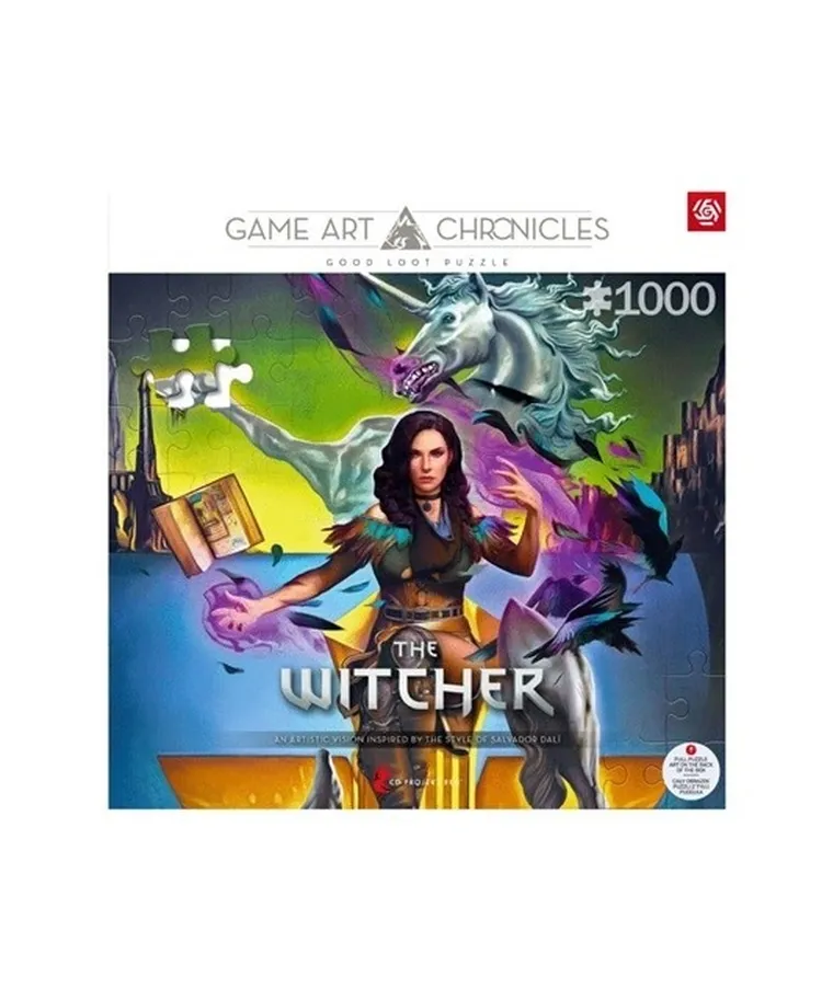 Good Loot, Game Art Chronicles, The Witcher, Yennefer & Salvador Dali, puzzle, 1000 elementów