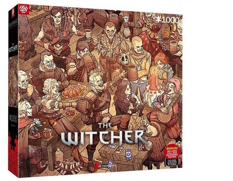 Good Loot, Gaming, The Witcher, Birthday, puzzle, 1000 elementów