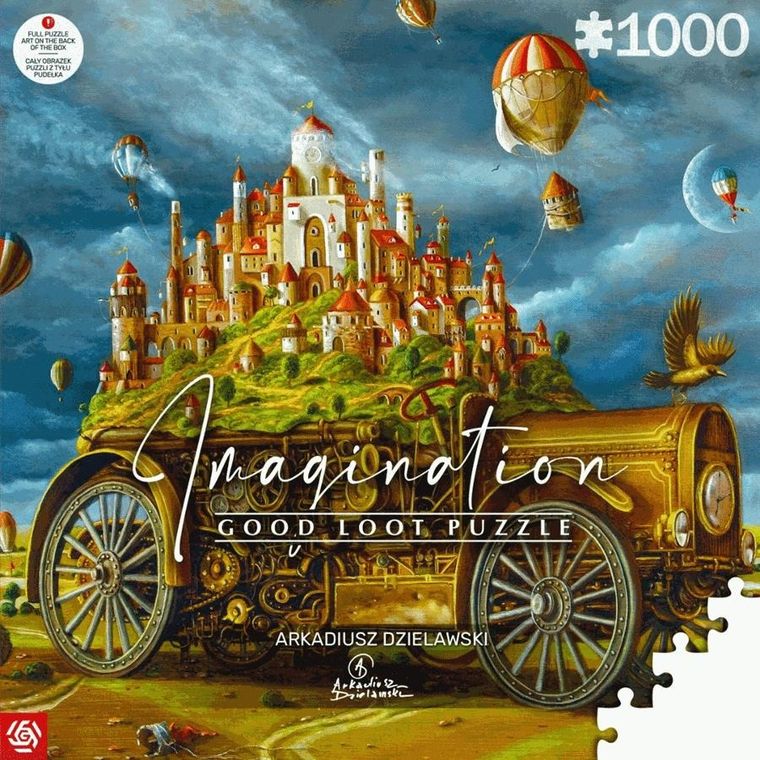 Good Loot, Imagination, Arkadiusz Dzielawski, Wielka Przeprowadzka, puzzle, 1000 elementów