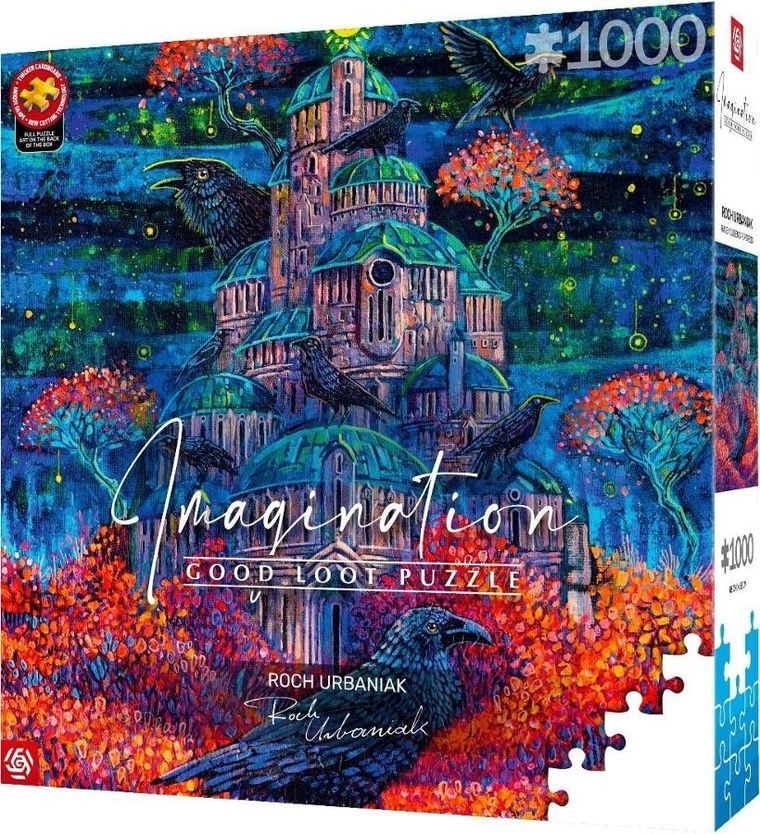 Good Loot, Imagination, Roch Urbaniak, Twierdza Pani Kruków, puzzle, 1000 elementów