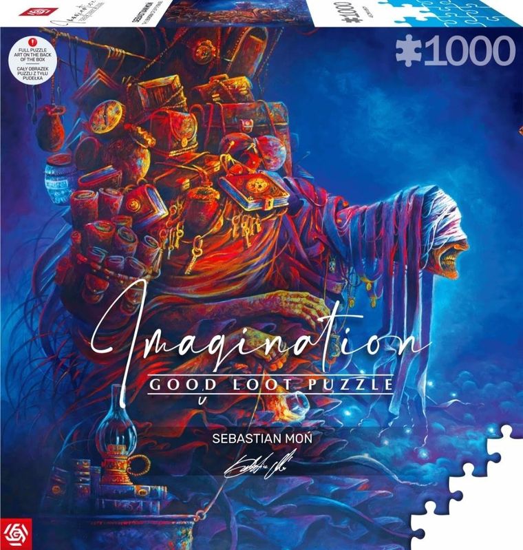 Good Loot, Imagination, Sebastian Moń, Ciężar doświadczeń, puzzle, 1000 elementów