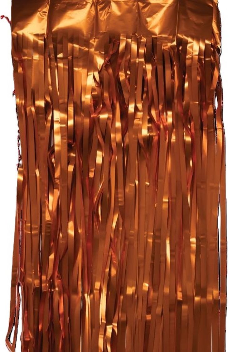 GoParty, kurtyna dekoracyjna, pomarańczowa, 100-200 cm