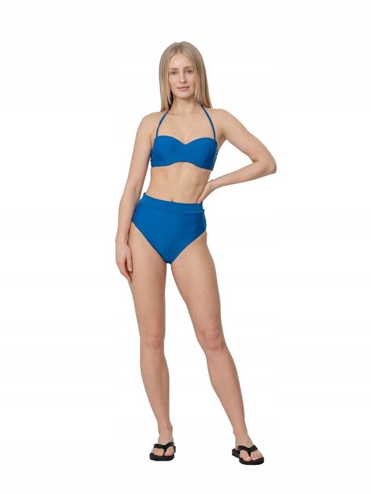 Góra od bikini damska, niebieska, 4F