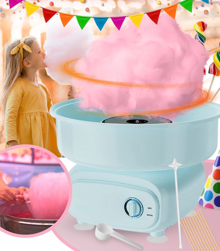 Gordon Trade, maszyna do waty cukrowej, niebieska