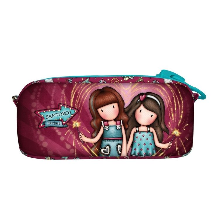 Gorjuss, Fairground, Fireworks, piórnik saszetka, z dużym suwakiem