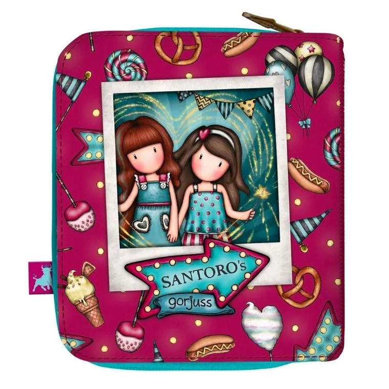 Gorjuss, Fairground, Fireworks, składany portfel