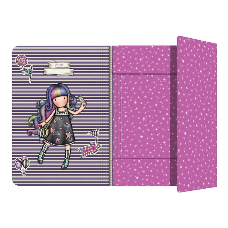 Gorjuss, Fairground, Up and away, teczka zamykana na gumkę, 1 szt.