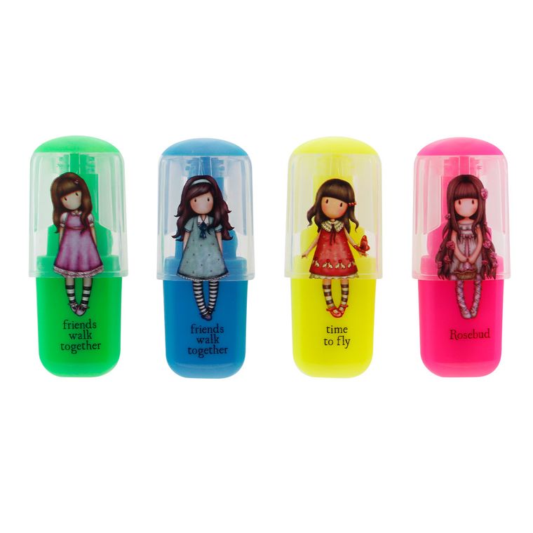 Gorjuss, Friends Walk Together/Rosie/Time to Fly, zestaw zakreślaczy