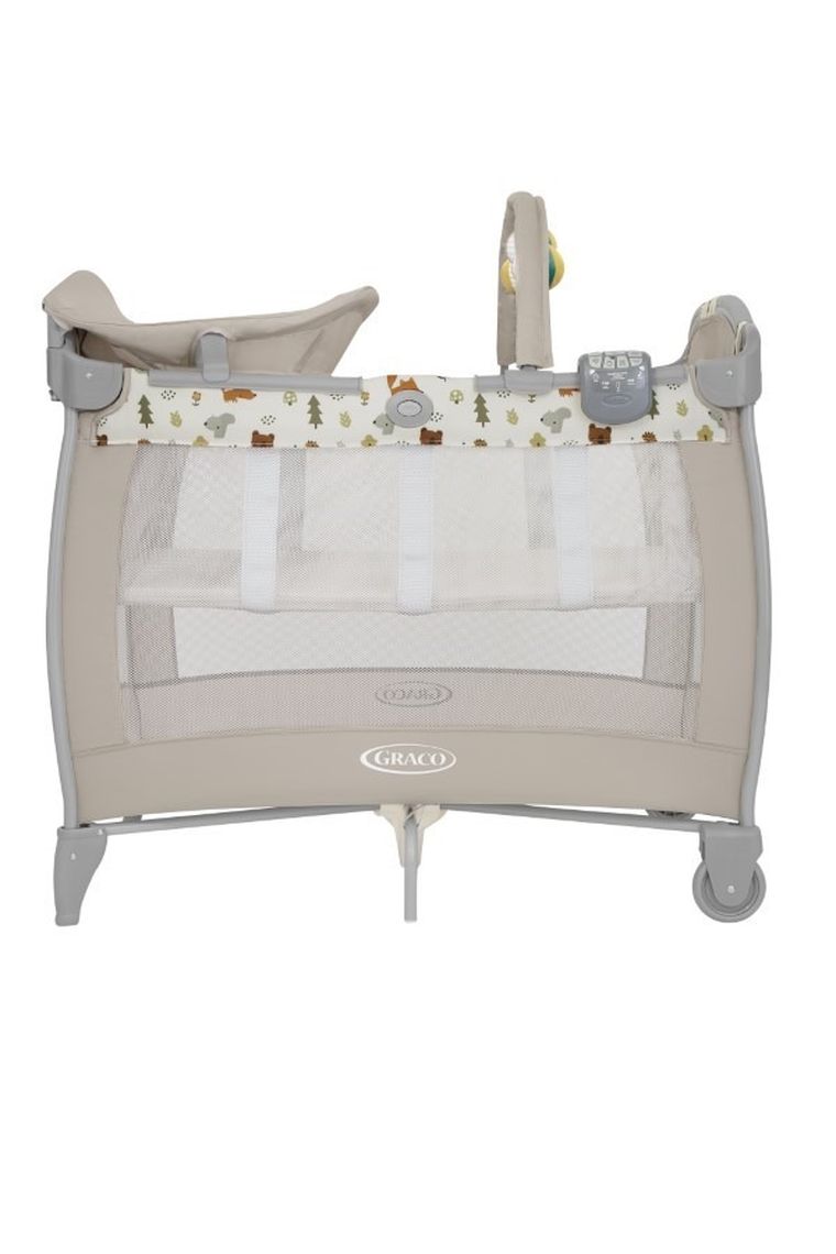 Graco, Contour Electra, łóżeczko niemowlęce z funkcją wibracji, Nature Trail
