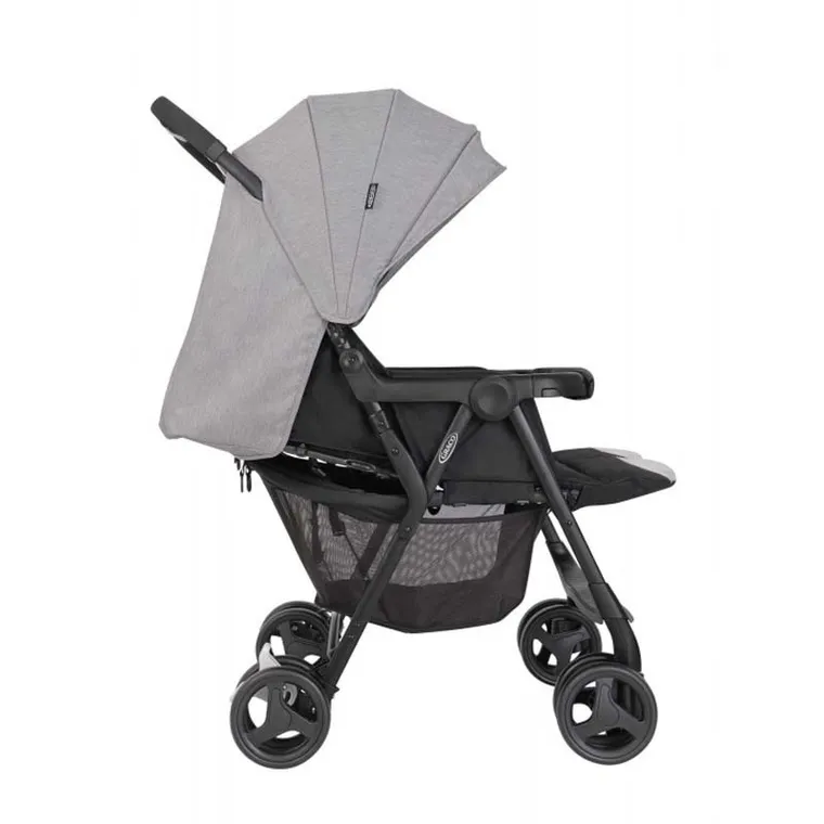 Graco, DuoRide, wózek spacerowy dla bliźniąt, Steeple Gray