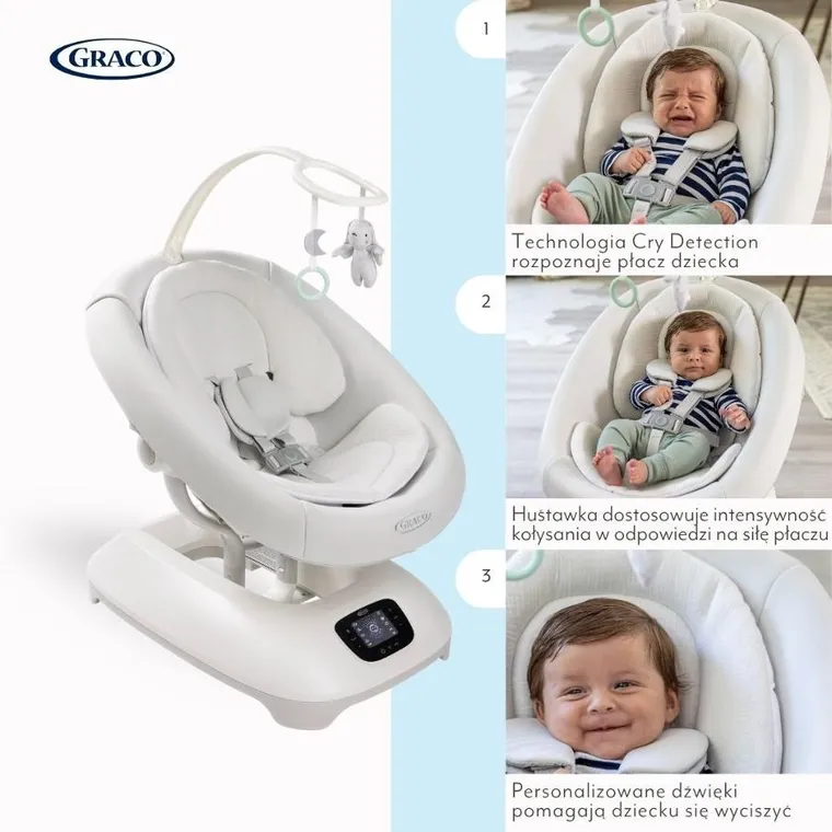 Graco, Eluma Sway, huśtawka elektryczna, bujaczek