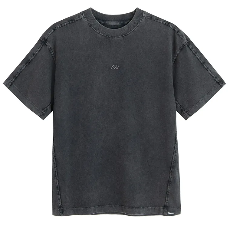 Grafitowy t-shirt oversize NOWEAR