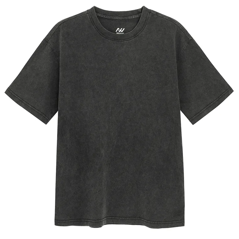 Grafitowy t-shirt regular NOWEAR