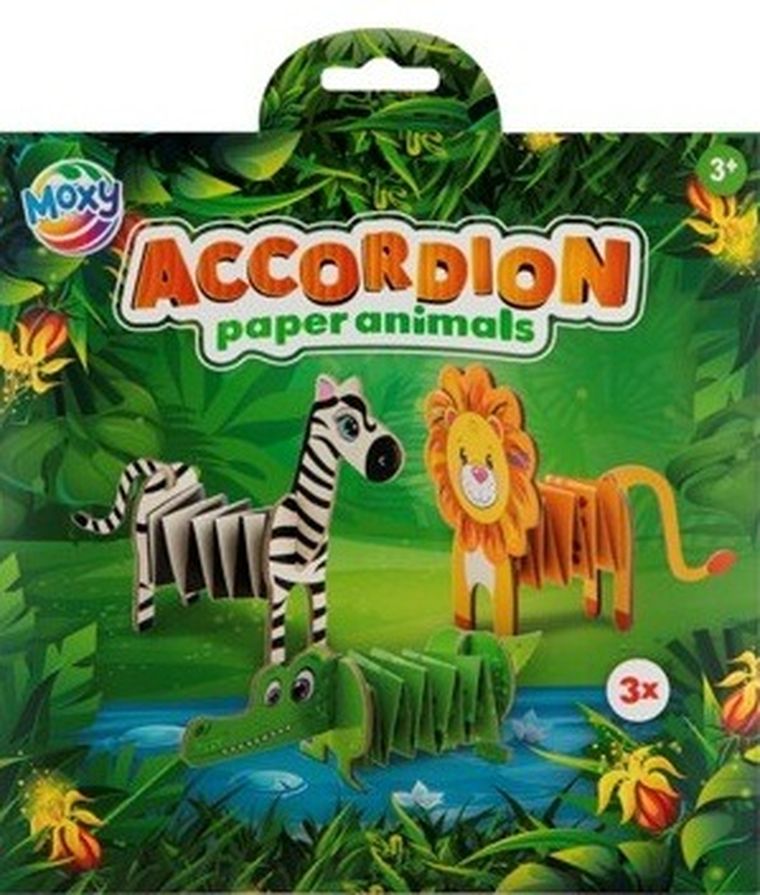 Grafix Pap, Dżungla, zestaw do złożenia zwierzątek z papieru