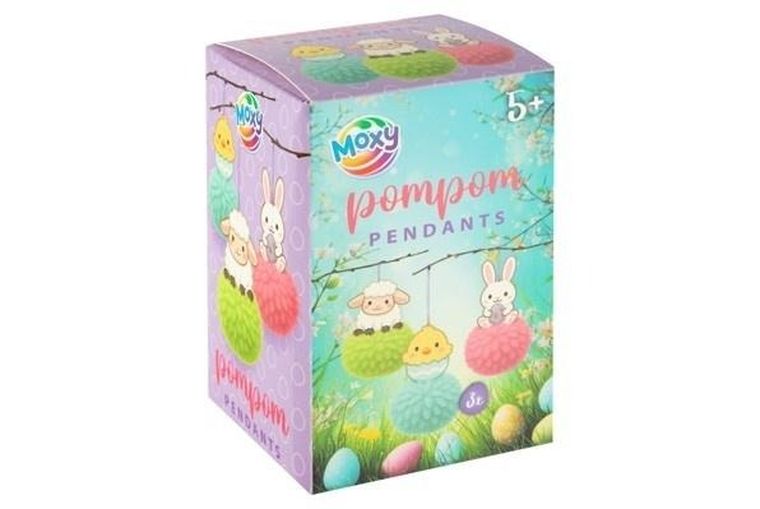 Grafix, Wielkanocne zawieszki z pomponami, zestaw kreatywny