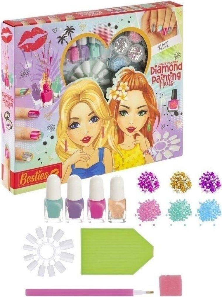 Grafix, zestaw do paznokci, malowanie diamentami