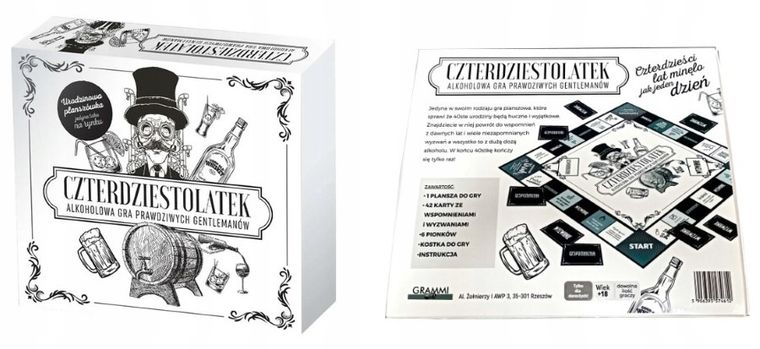 Grammi, Czterdziestolatek, gra towarzyska