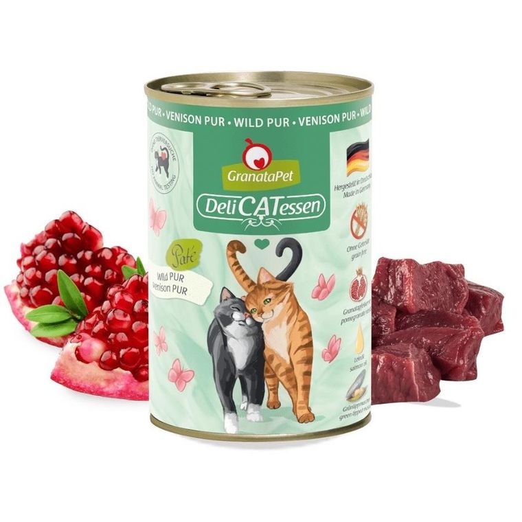 GranataPet, DeliCatessen, dziczyzna mokra, karma dla kota, 400g
