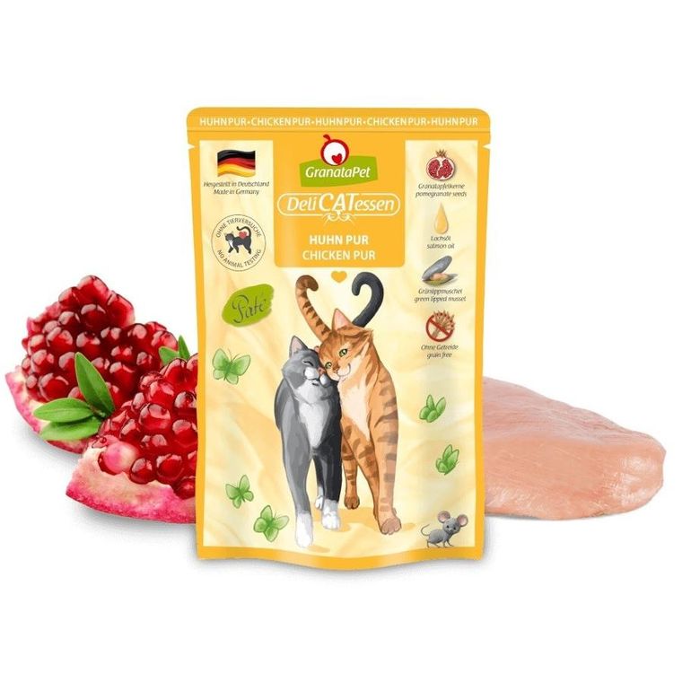 GranataPet, DeliCatessen, kurczak, karma mokra dla kota, 85g