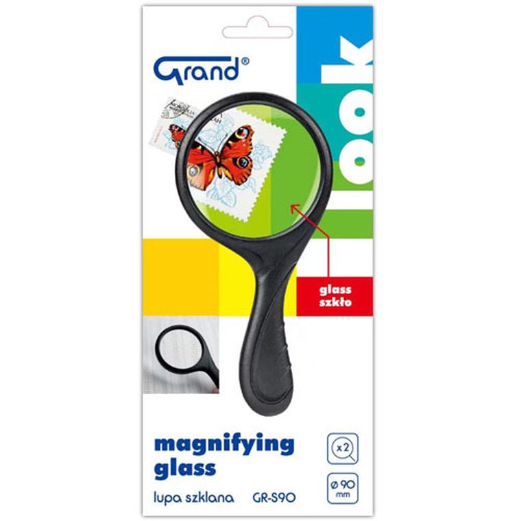 Grand, lupa szklana, 90 mm