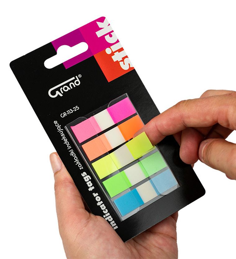 Grand, zakładki indeksujące