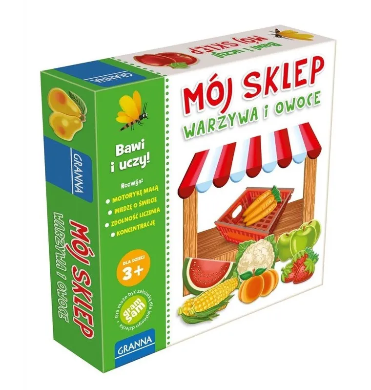 Granna, Mój sklep, Warzywa i owoce, gra edukacyjna