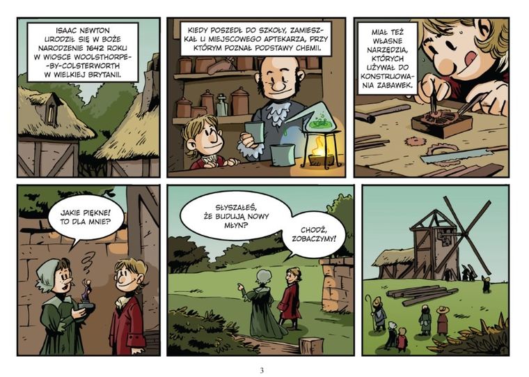 Grawitacja w akcji. Newton. Najwybitniejsi Naukowcy