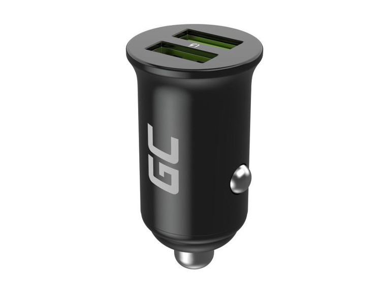 Green Cell, ładowarka samochodowa, GC PowerRide Nano36, 36W, 6A, 2xUSB-A