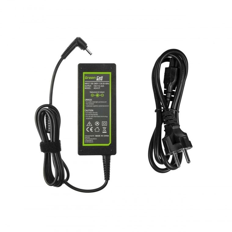Green Cell, zasilacz, Ad41p Asus 19v 3.42a 65W