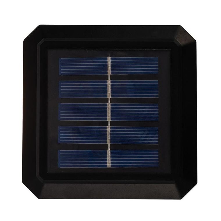 GreenBlue, lampa solarna LED na słupek, daszek kopertowy, 100-100 mm, 3200K GB128 WW