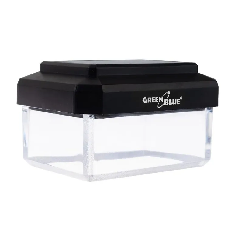 GreenBlue, lampa solarna LED na słupek, daszek kopertowy, 60-40 mm, 3200K GB125 WW