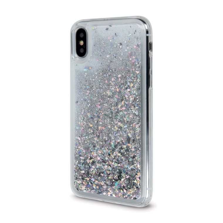 Greengo, nakładka ochronna Liquid Sparkle TPU, Huawei P30 Lite, srebrna