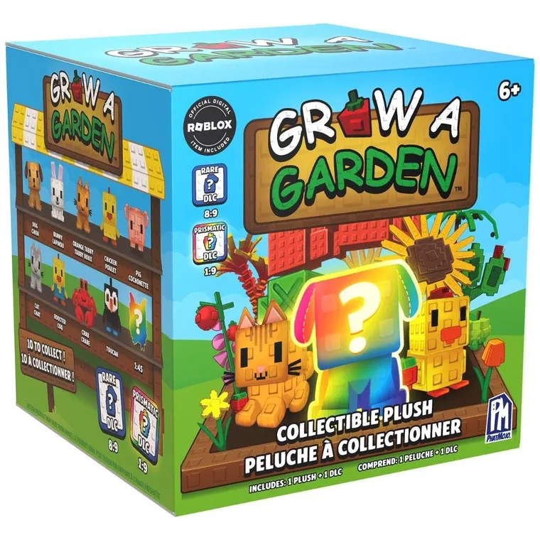Grow a Garden, maskotka niespodzianka z kodem Roblox, 10 cm, 1 szt.