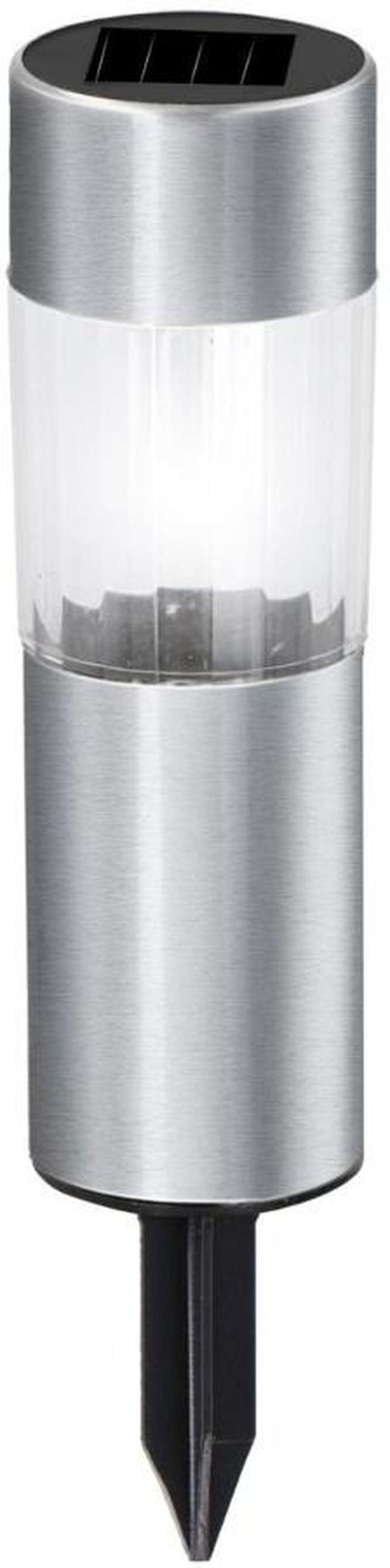 Grundig, lampa solarna, inox, 4,5-15 cm, 6 szt.