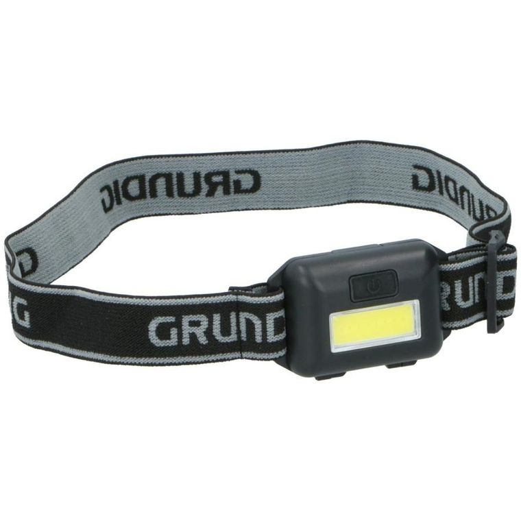 Grundig, latarka czołowa, turystyczna, czarna