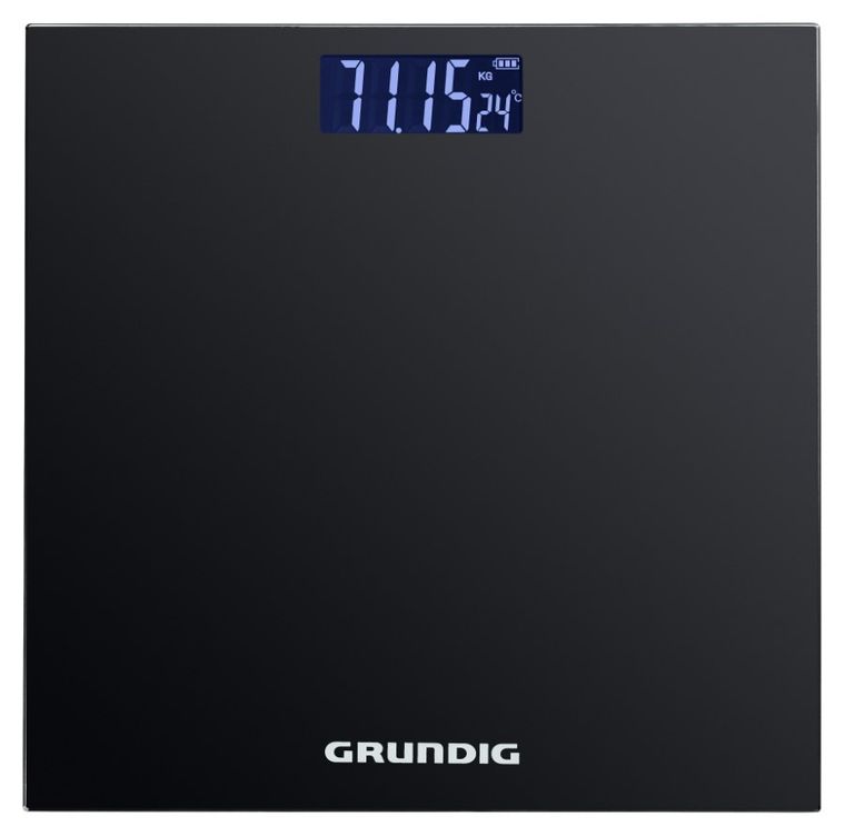 Grundig, waga łazienkowa, czarna