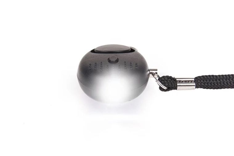 Guard, alarm osobisty Scorpion z latarką LED, czarny, syrena 120dB, YC-003-BL