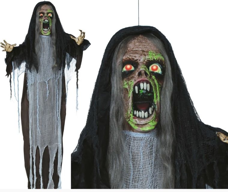 Guirca, potwór wiszący, dekoracja interaktywna, 180 cm